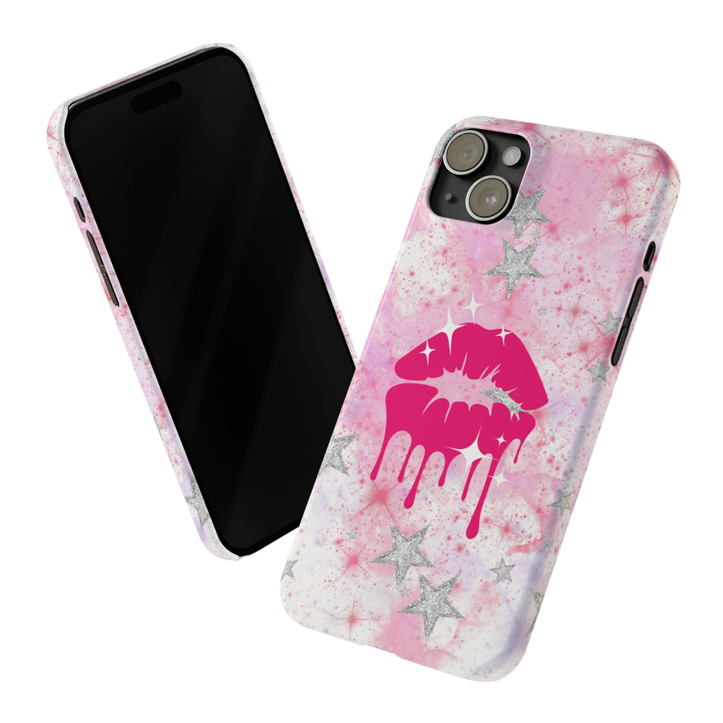 Durable iPhone & Andoird Protective Phone Case - Womens' Lips Slim Case