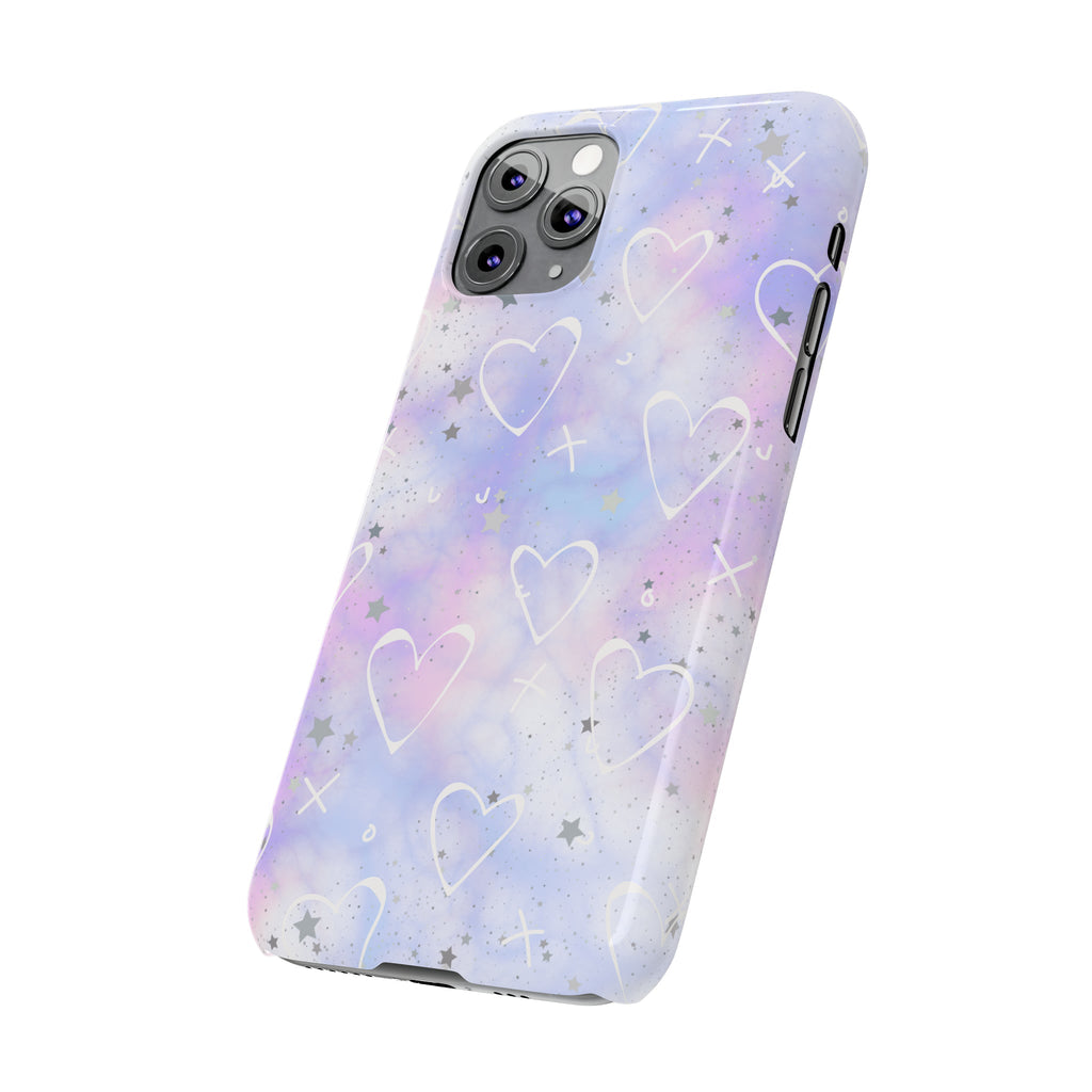 Durable iPhone Case - Galaxy Hearts