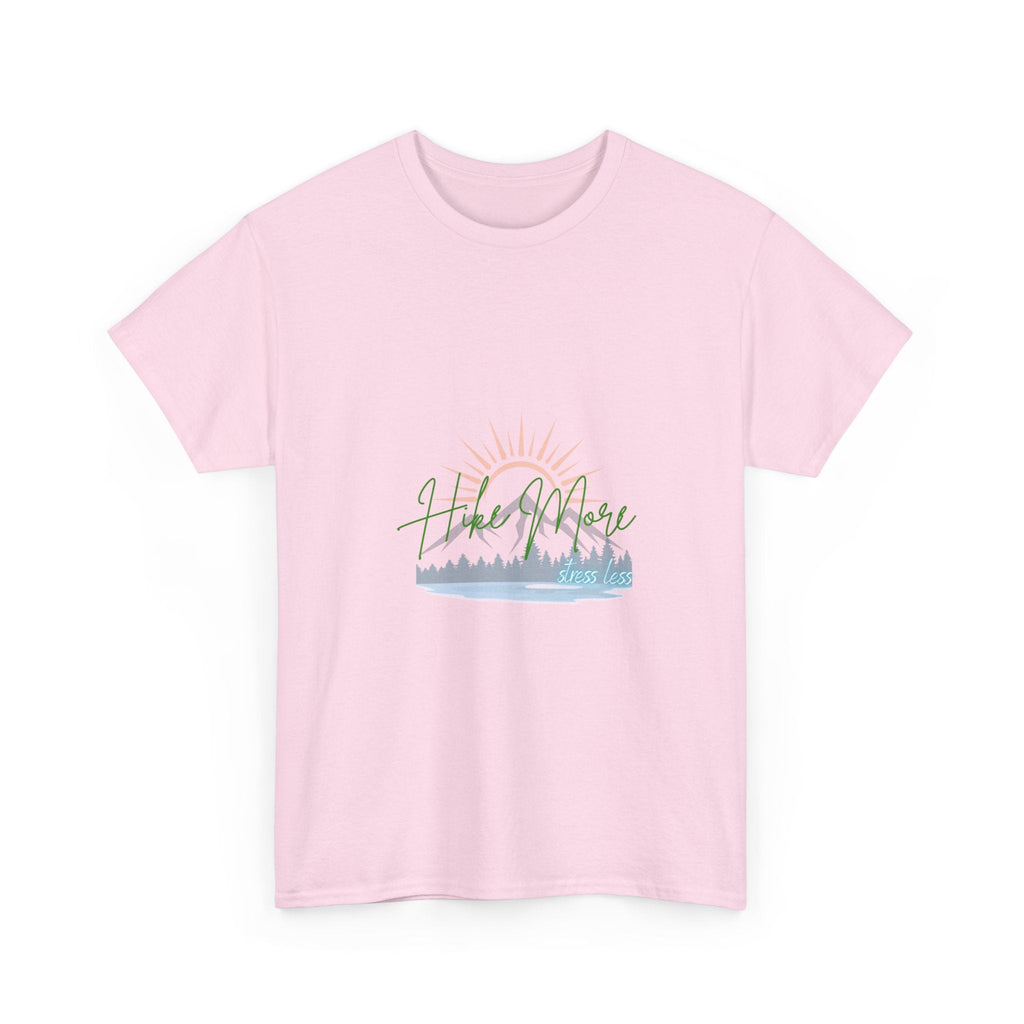 Hike More Stress Less - Mens Slogan T - His Collective