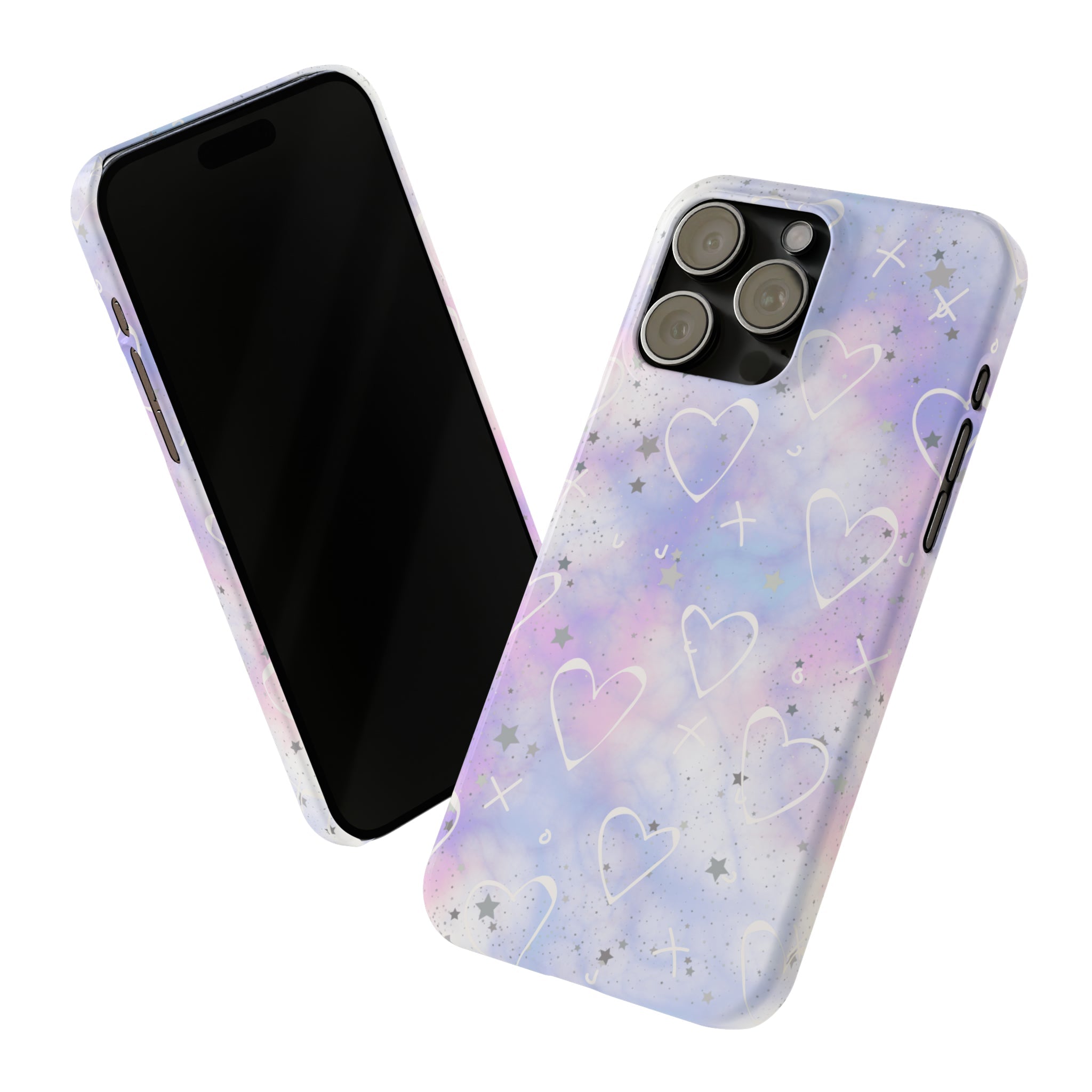 Durable iPhone Case - Galaxy Hearts