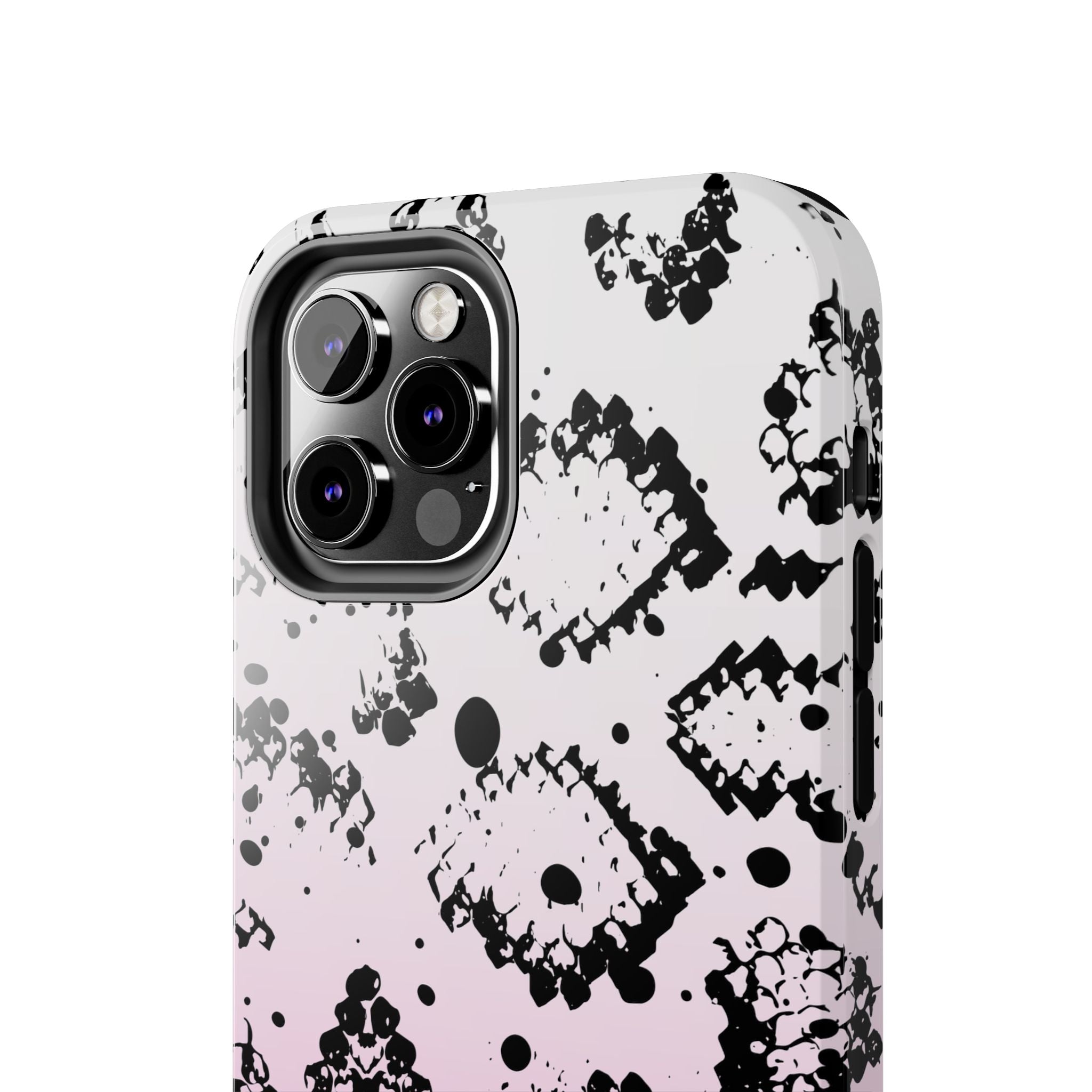Durable iphone & Android Protection - Pink Ombre Snake Skin Tough Phone Case