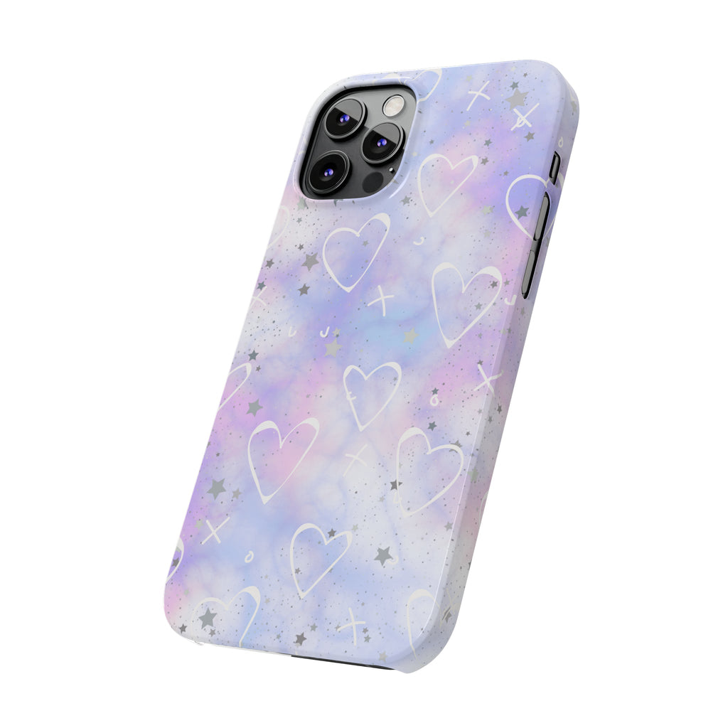 Durable iPhone Case - Galaxy Hearts