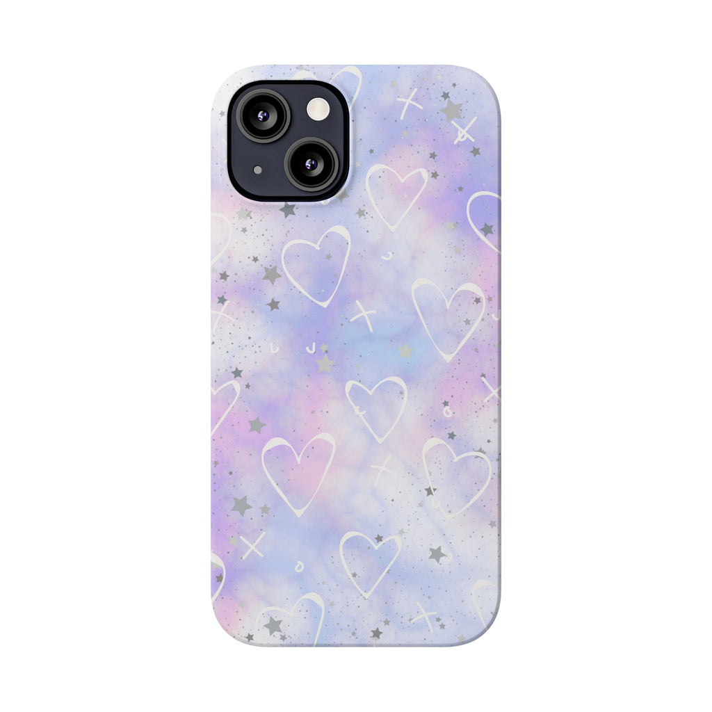 Durable iPhone Case - Galaxy Hearts
