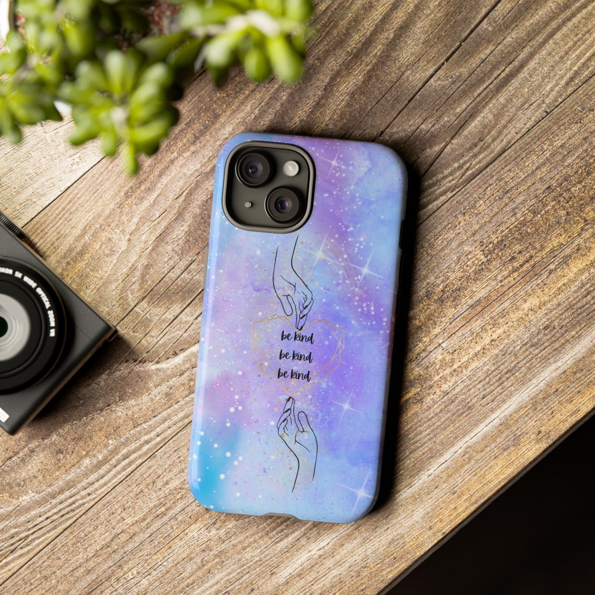 Durable iPhone 15 Case - Be Kind Phone Case