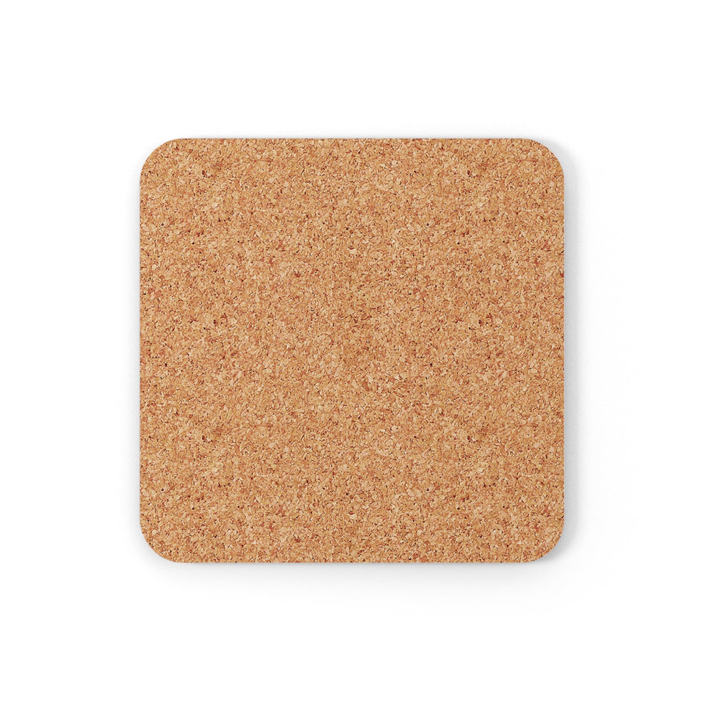 Stay Gold Flower of Life Corkwood Coaster Set