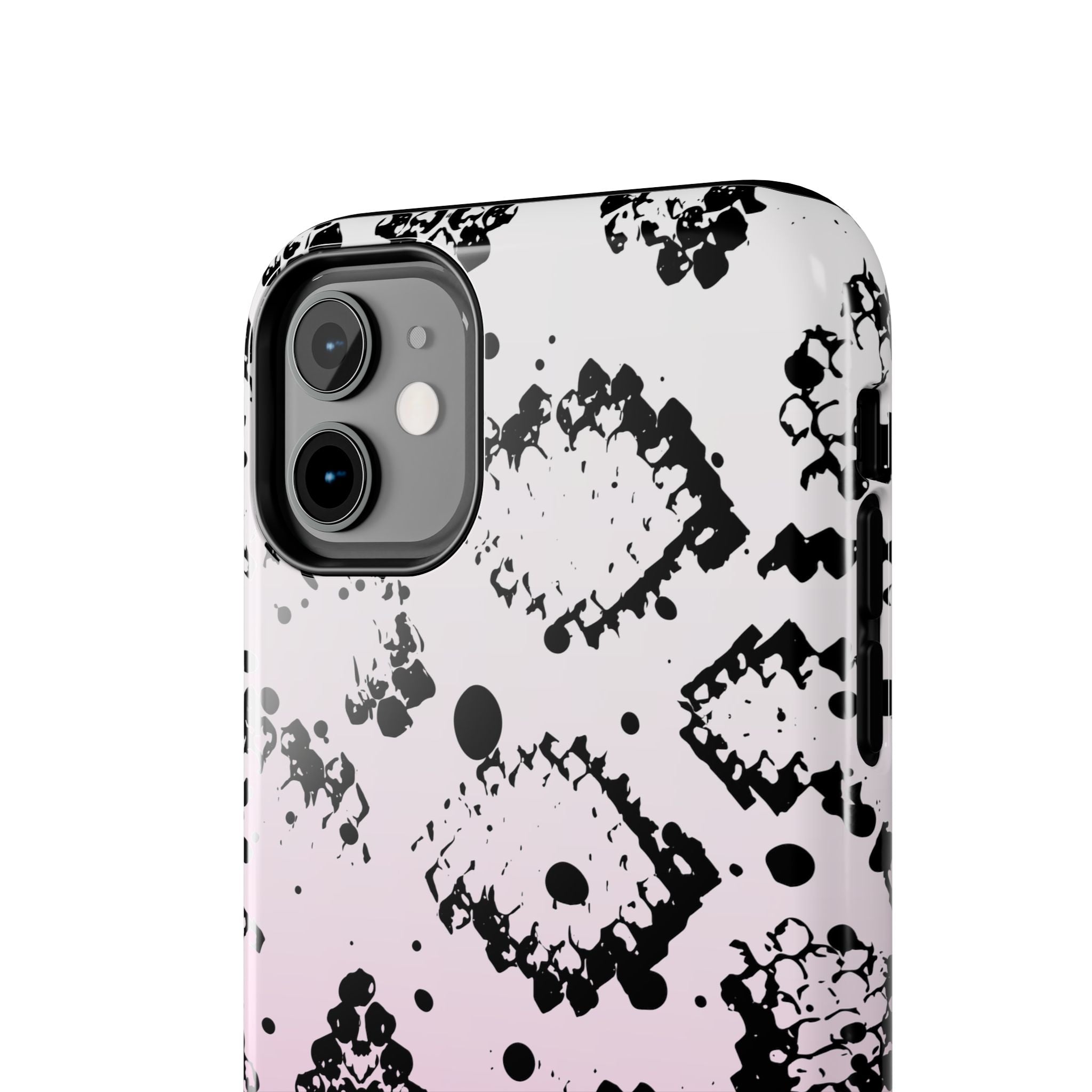 Durable iphone & Android Protection - Pink Ombre Snake Skin Tough Phone Case