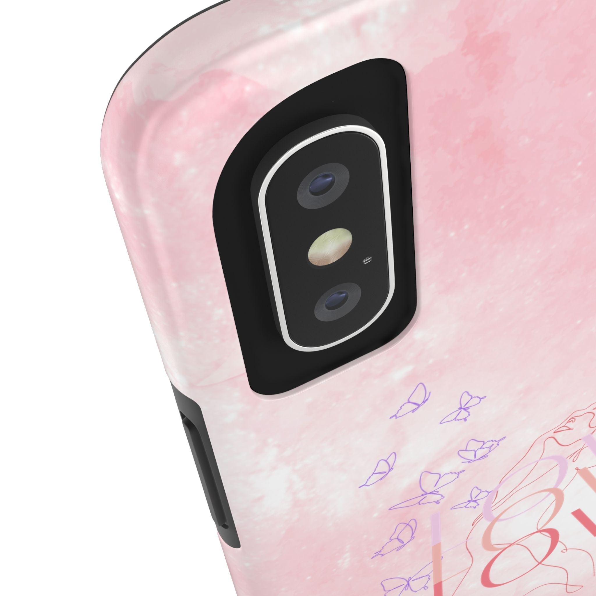 Durable Iphone & Android Protection - Pink Love Galaxy Tough Phone Case