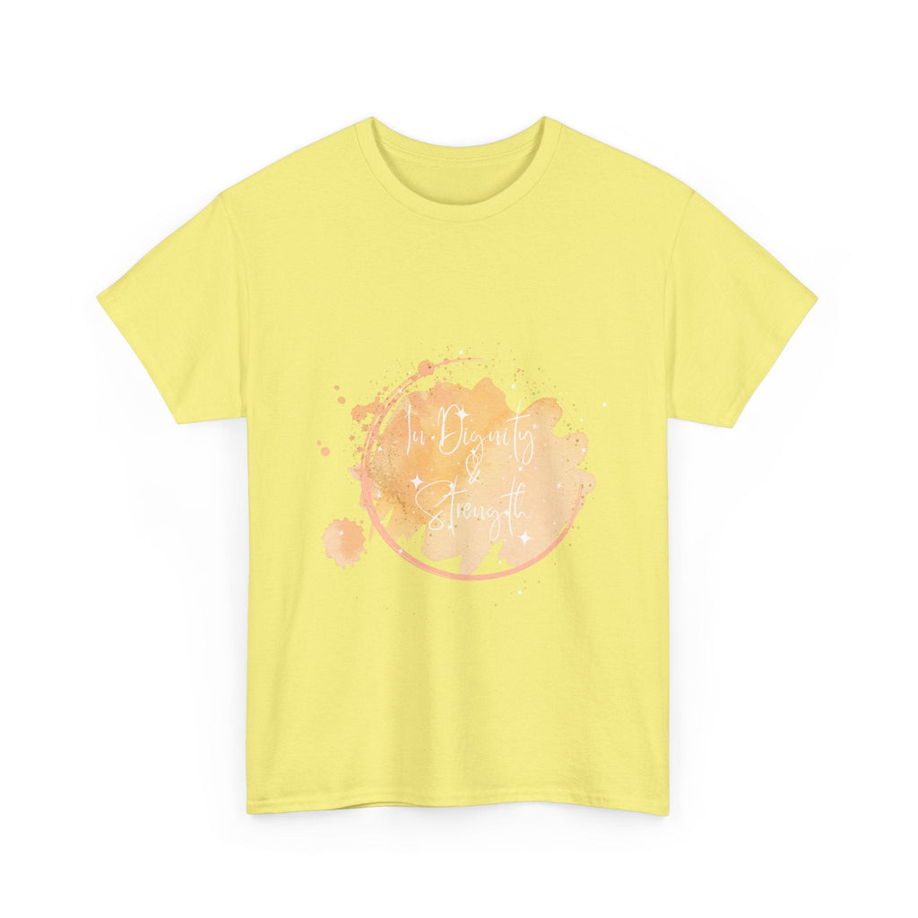 Proverbs 31:25 - Faith Based Aparal - Heavy Cotton Womens' Tee