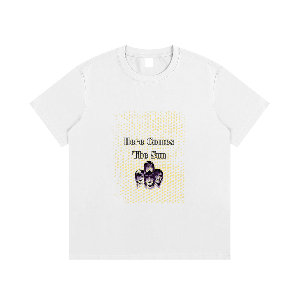 Here Comes the Sun - The Beatles - Unisex Graphic Cotton T-Shirt