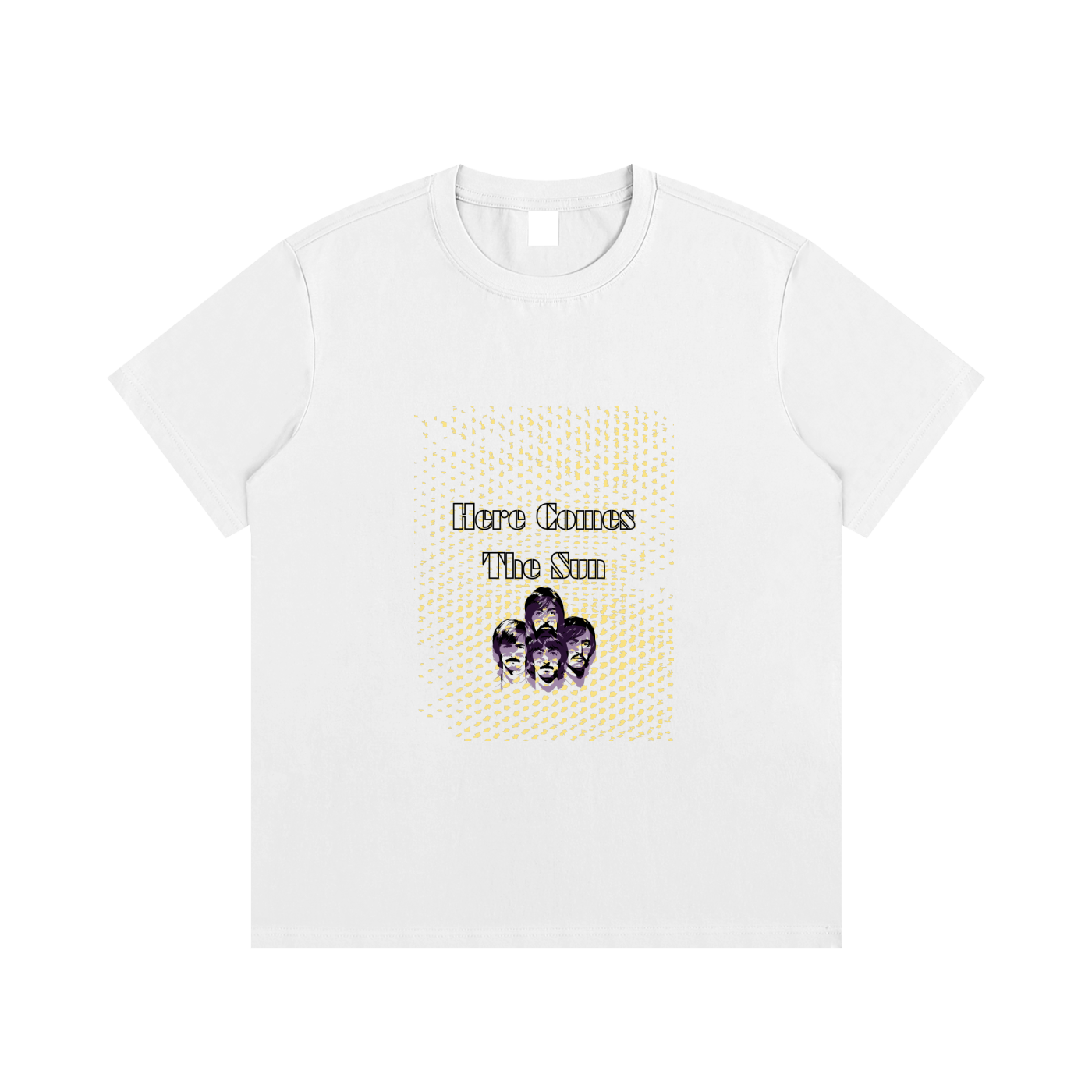 Here Comes the Sun - The Beatles - Unisex Graphic Cotton T-Shirt