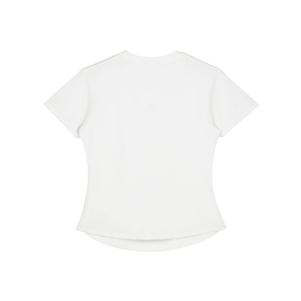 Women's Vintaged-Wash Bodycon Cotton T-Shirt - Faith Based Apparel - Wing T-Shirt