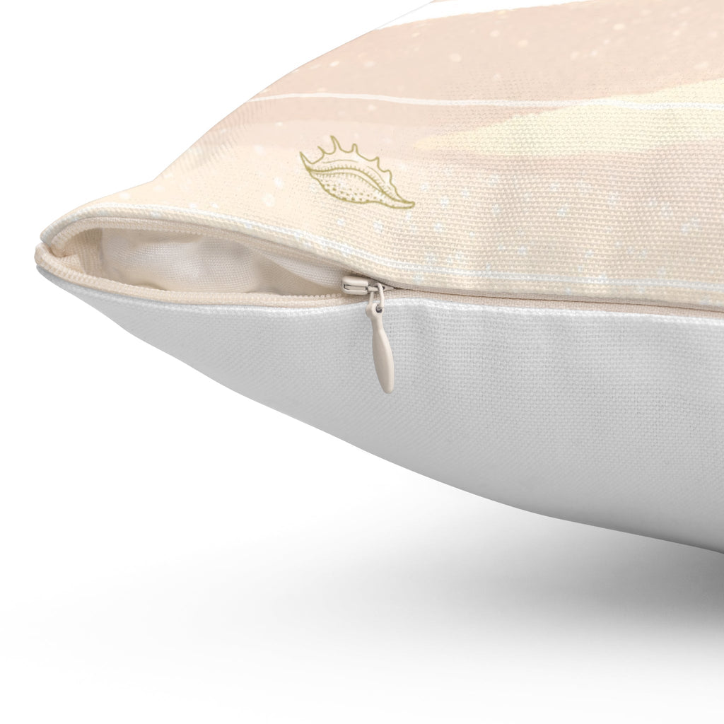 Surfs Up - Beach Home - Spun Polyester Square Pillow
