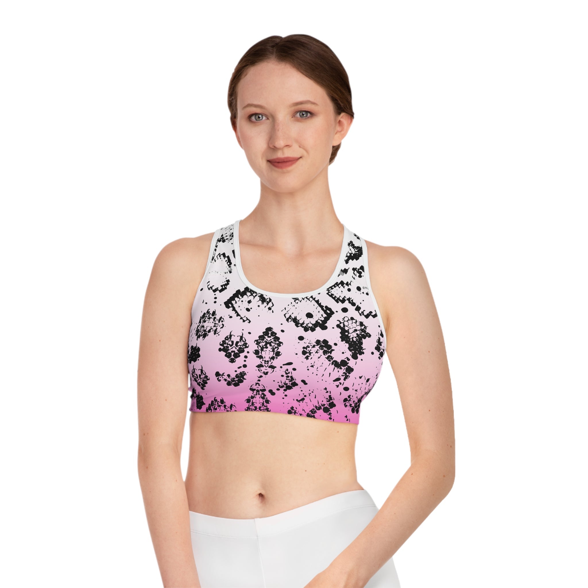 Pink Chic Snakeskin Gradient Print - Womens' Activewear