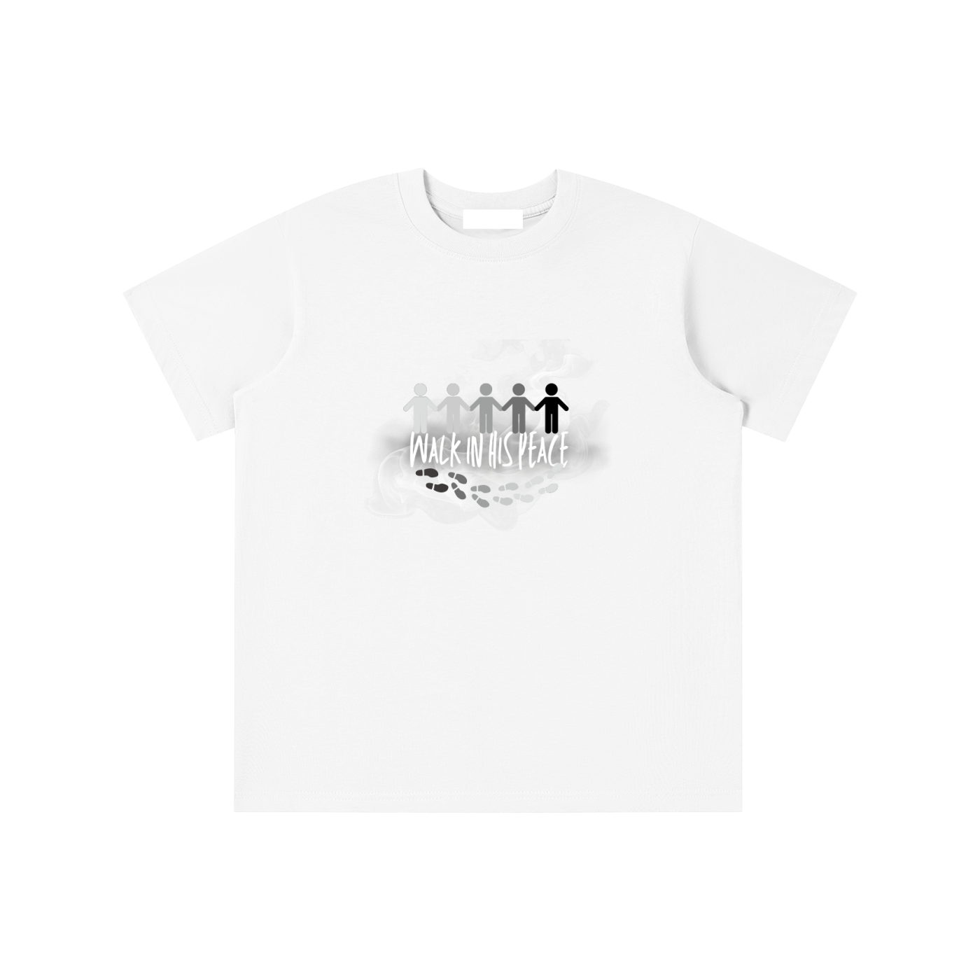 Walk in Peace - Faith Based Apparel - Unisex Essential Kids' T-shirt