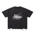Unisex Snow Washed Raw-Hem T-Shirt - Faith Based Apparel