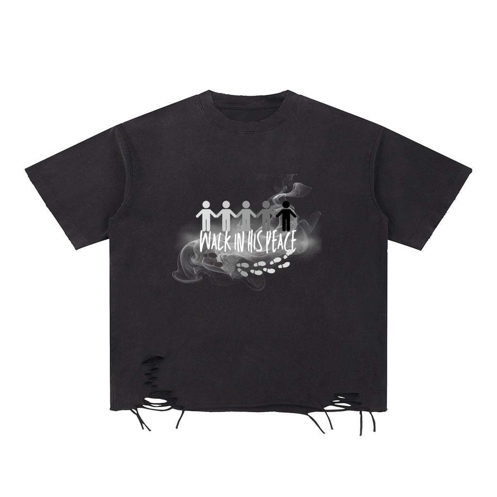 Unisex Snow Washed Raw-Hem T-Shirt - Faith Based Apparel
