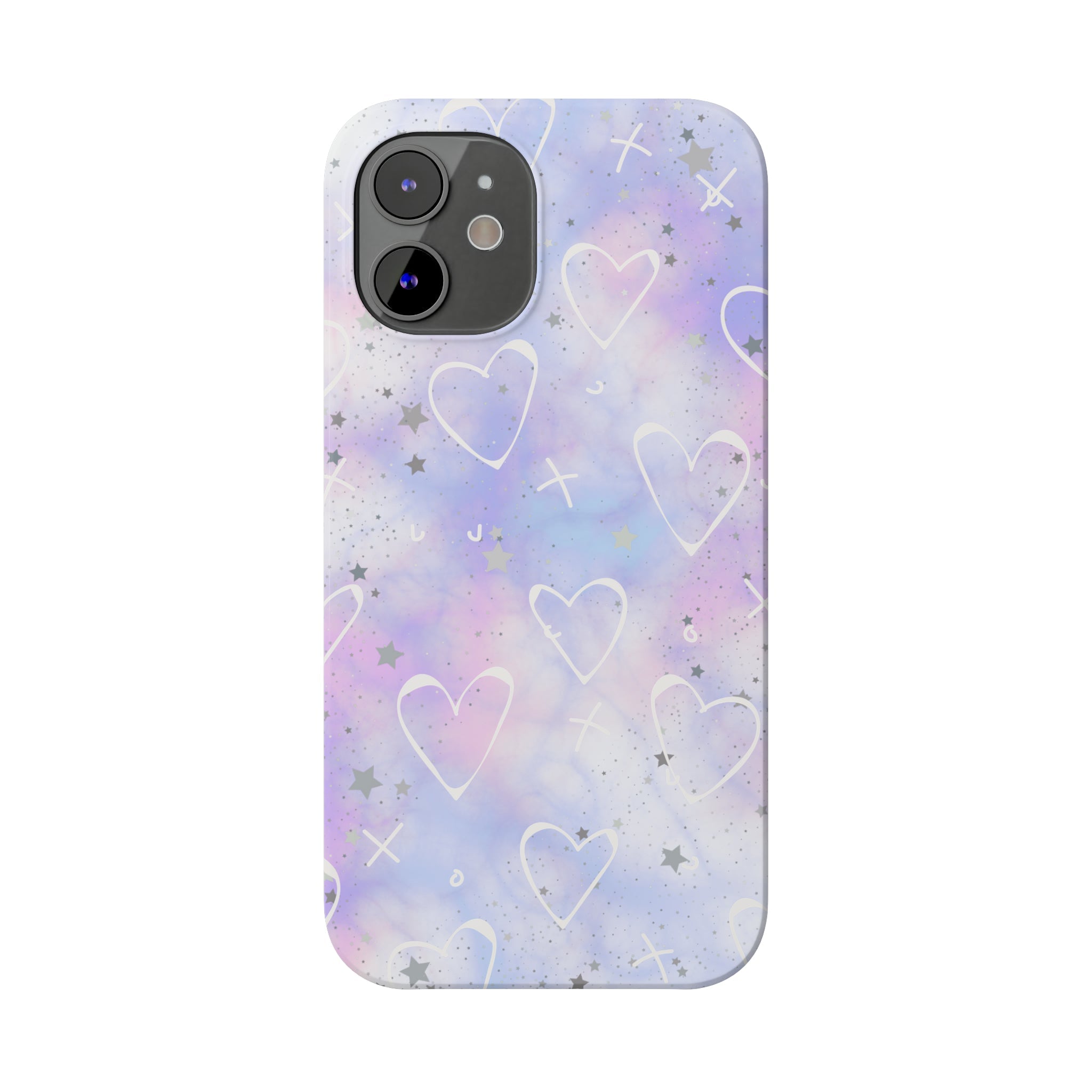 Durable iPhone Case - Galaxy Hearts