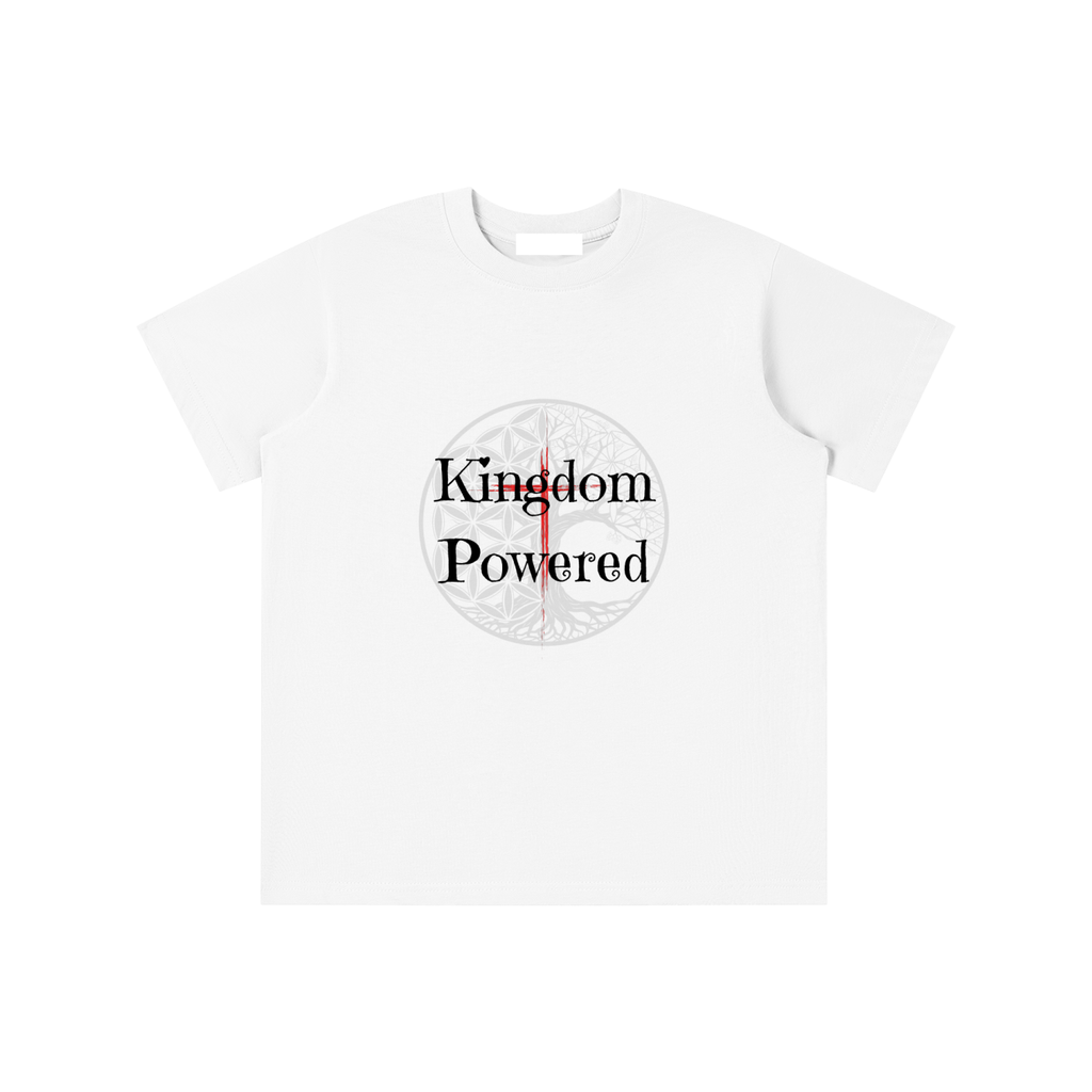 Faith Based Apparel -  Kingdom Powered - Gender Neutral Essential Kids' T-shirt