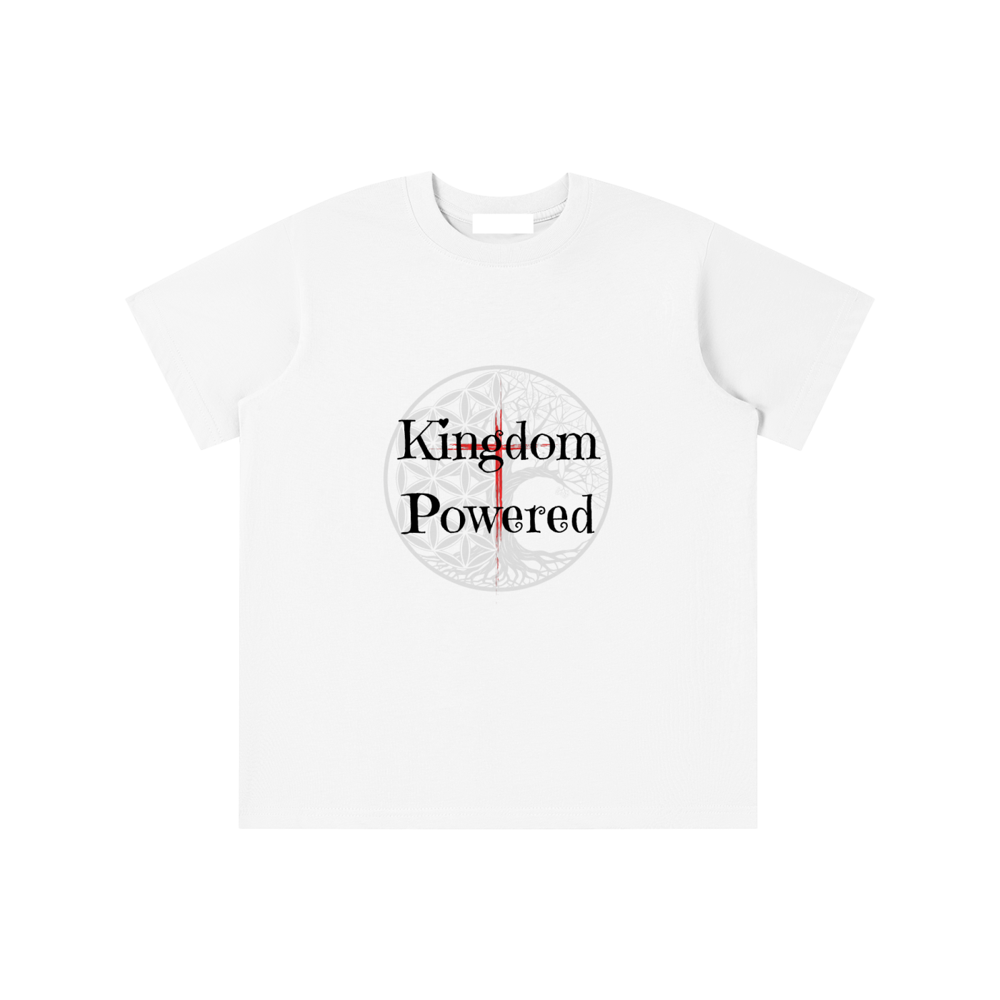 Faith Based Apparel -  Kingdom Powered - Gender Neutral Essential Kids' T-shirt