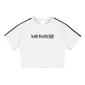 Glory in Every Rep - Women's Faith Based Apparel - Taped Cooling Performance Crop Top