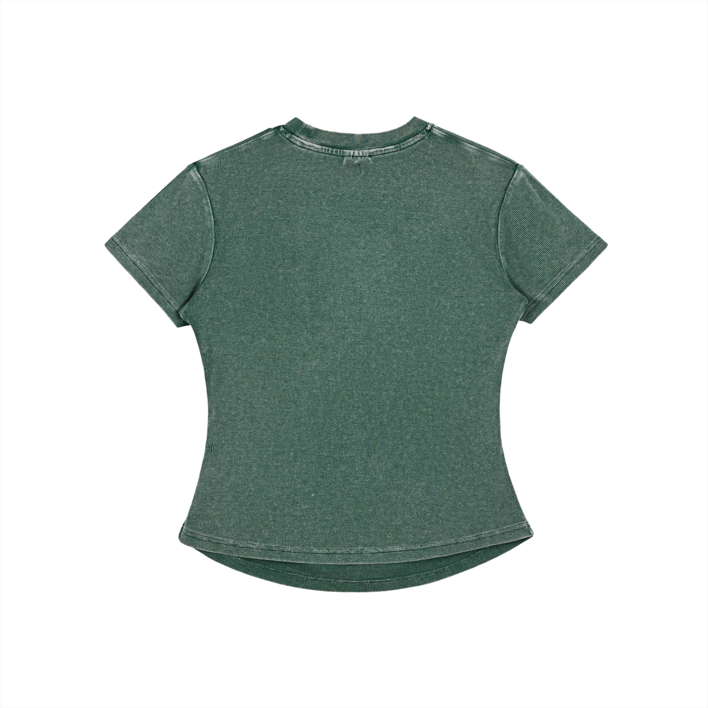 Women's Vintaged-Wash Bodycon Cotton T-Shirt - Faith Based Apparel - Wing T-Shirt