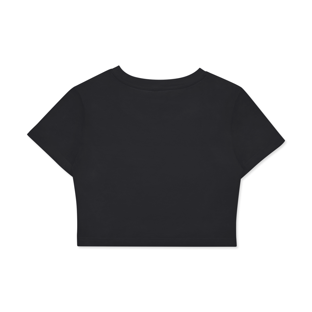 Womens' Faith Based Apparel - Jesus Spoke To Me - Fitted Crop Cotton T-Shirt