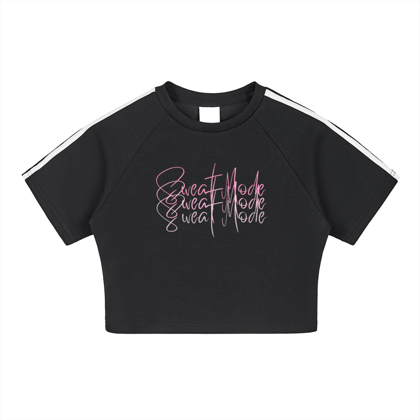 Women's Fitness Apparel - Sweat Mode - Taped Cooling Performance Crop Top