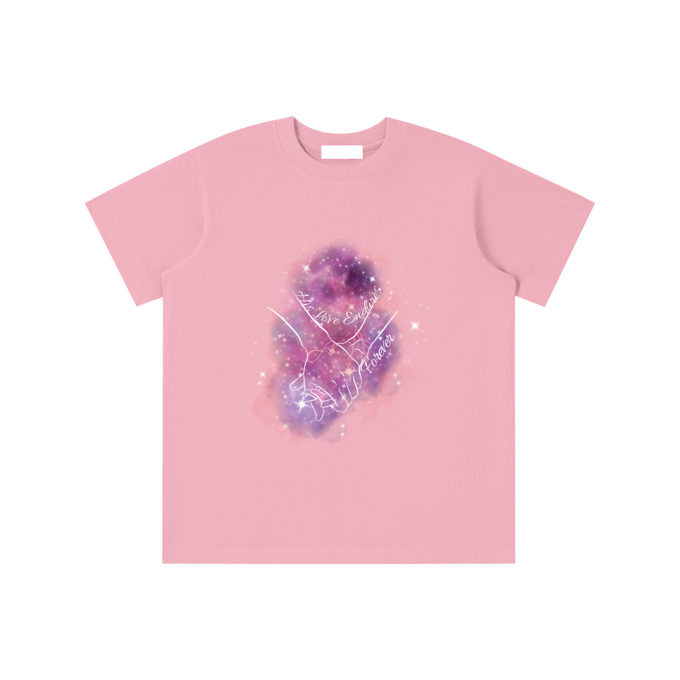His Love Endures Forever - Faith Based Apparel - Unisex Essential Kids' T-shirt