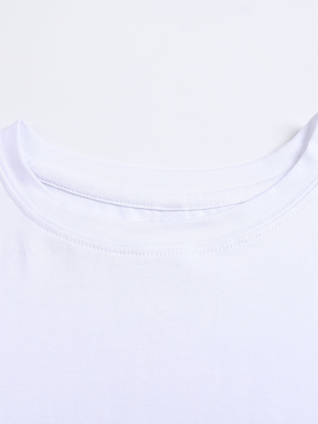 Womens' Faith Based Apparel - Colossians 3:15 - Fitted Crop Cotton T-Shirt