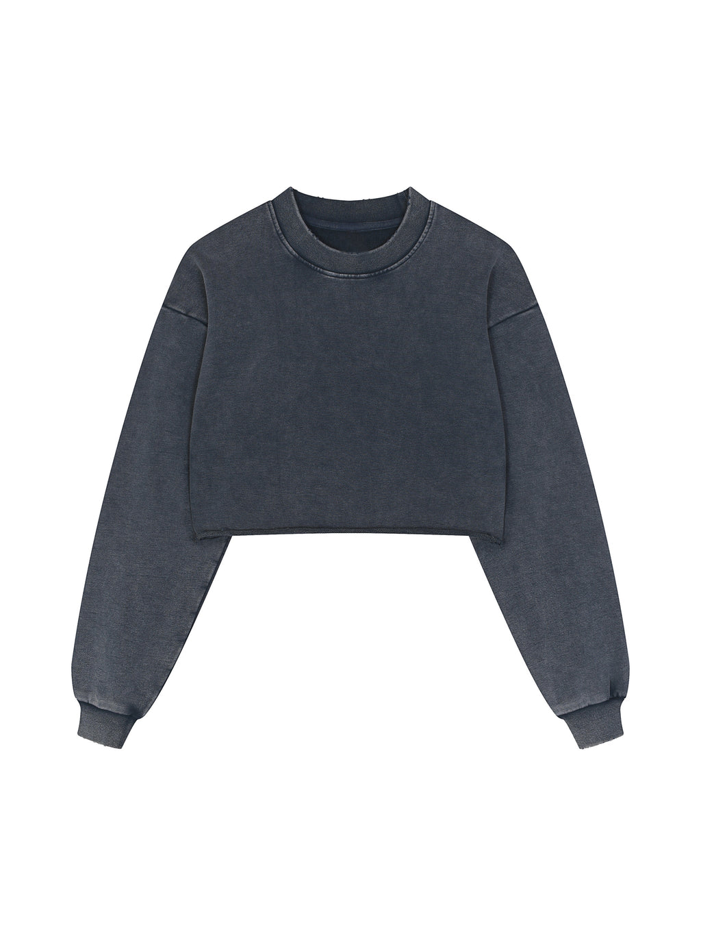 Charity for Peace Foundation - Peace Collective - Womens' Snow Washed Raw Edge Cropped Sweatshirt