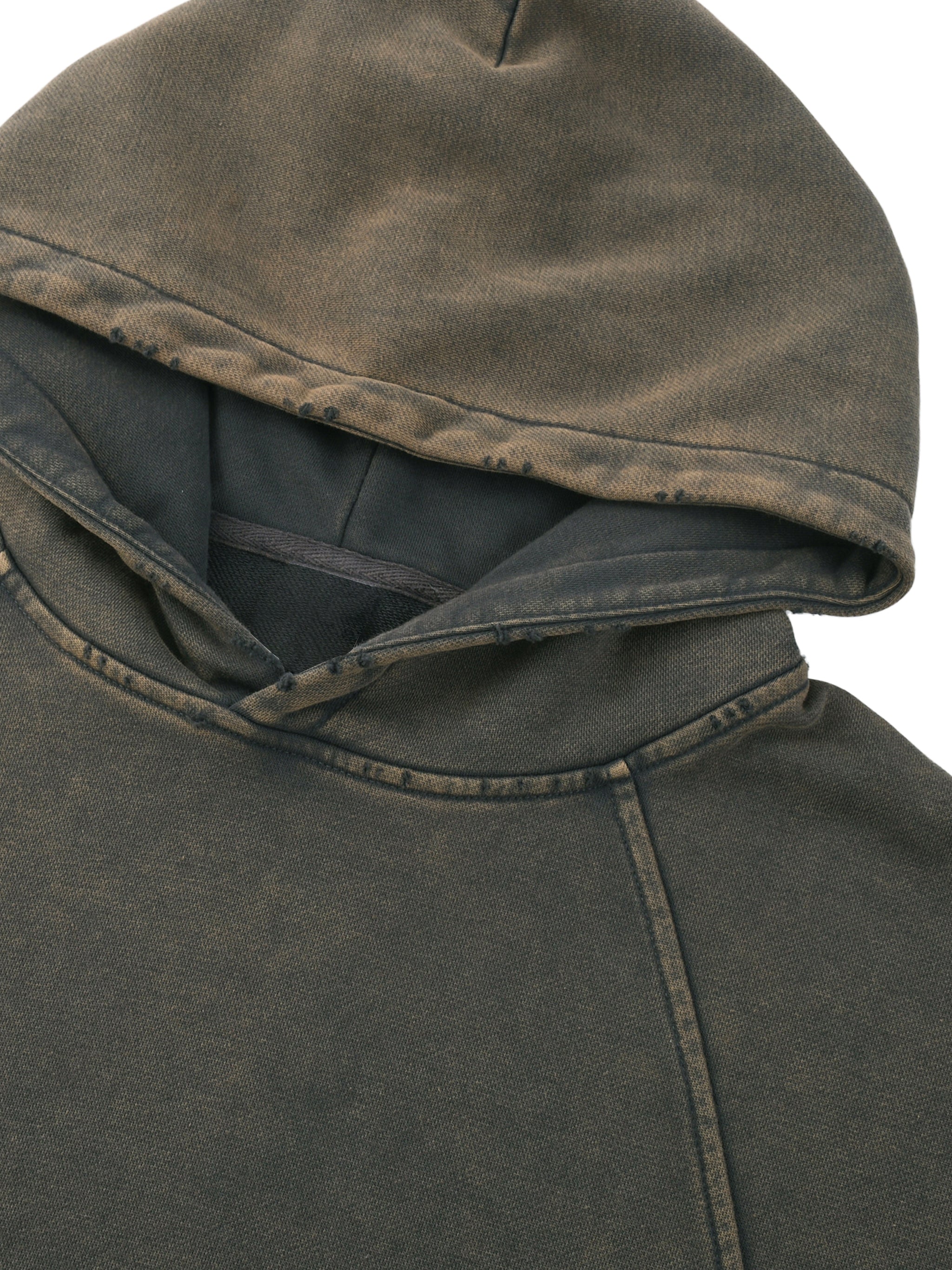 Unisex Vintage Washed Frayed-Hem Hoodie - Faith Based Apparel