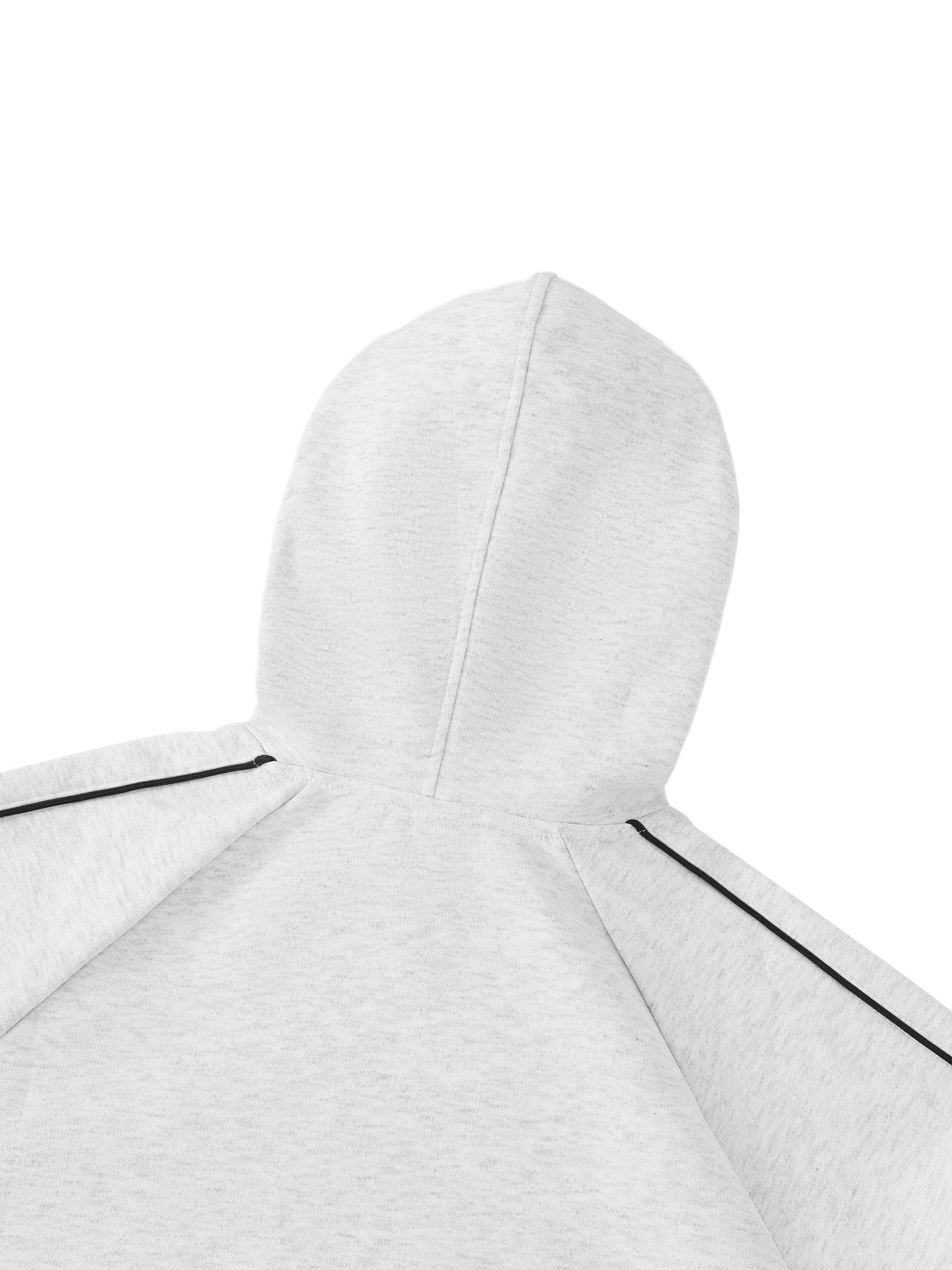 Faith Based Apparel - Kingdom Powered - Saved by Grace - Unisex Graphic Contrast Piping Raglan Hoodie