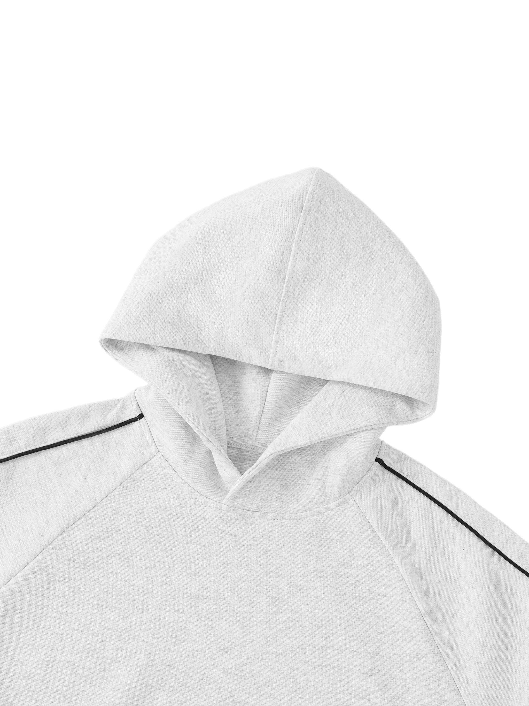 Faith Based Apparel - Kingdom Powered - Saved by Grace - Unisex Contrast Piping Raglan Hoodie